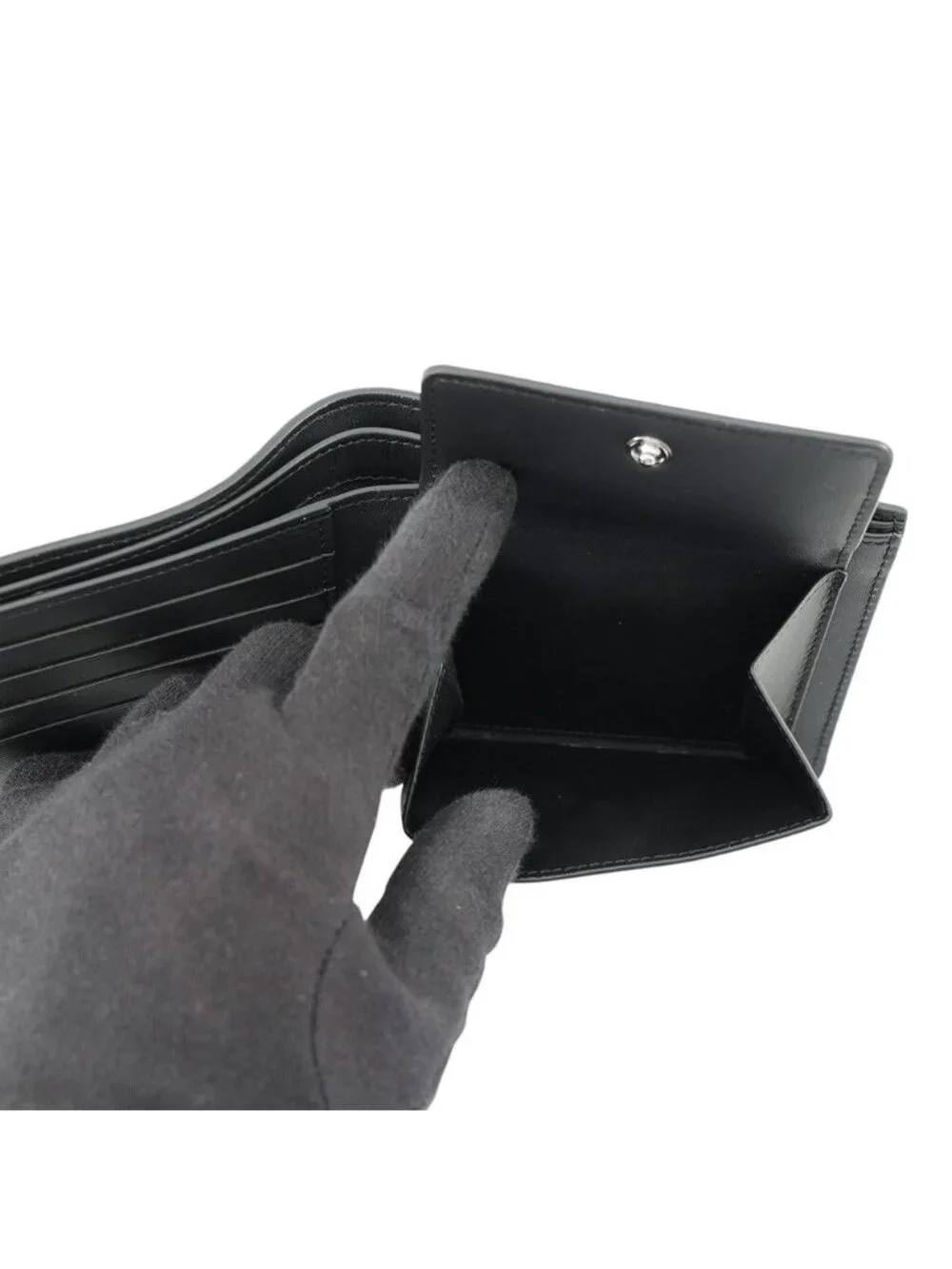 Loewe Bifold Wallet Coin Soft Grain Calf Leather Black